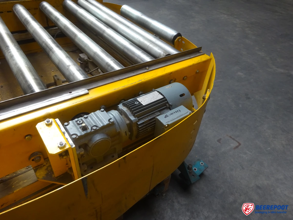 Roterende rollenbaanwissel